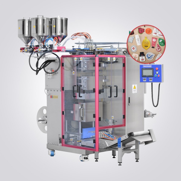 DC-680/DC-680L 高速液體、粘體多排(三、四排)異形小袋自動包裝機