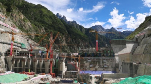 西藏在建最大水电站DG水电站