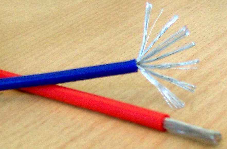 不同颜色的电线