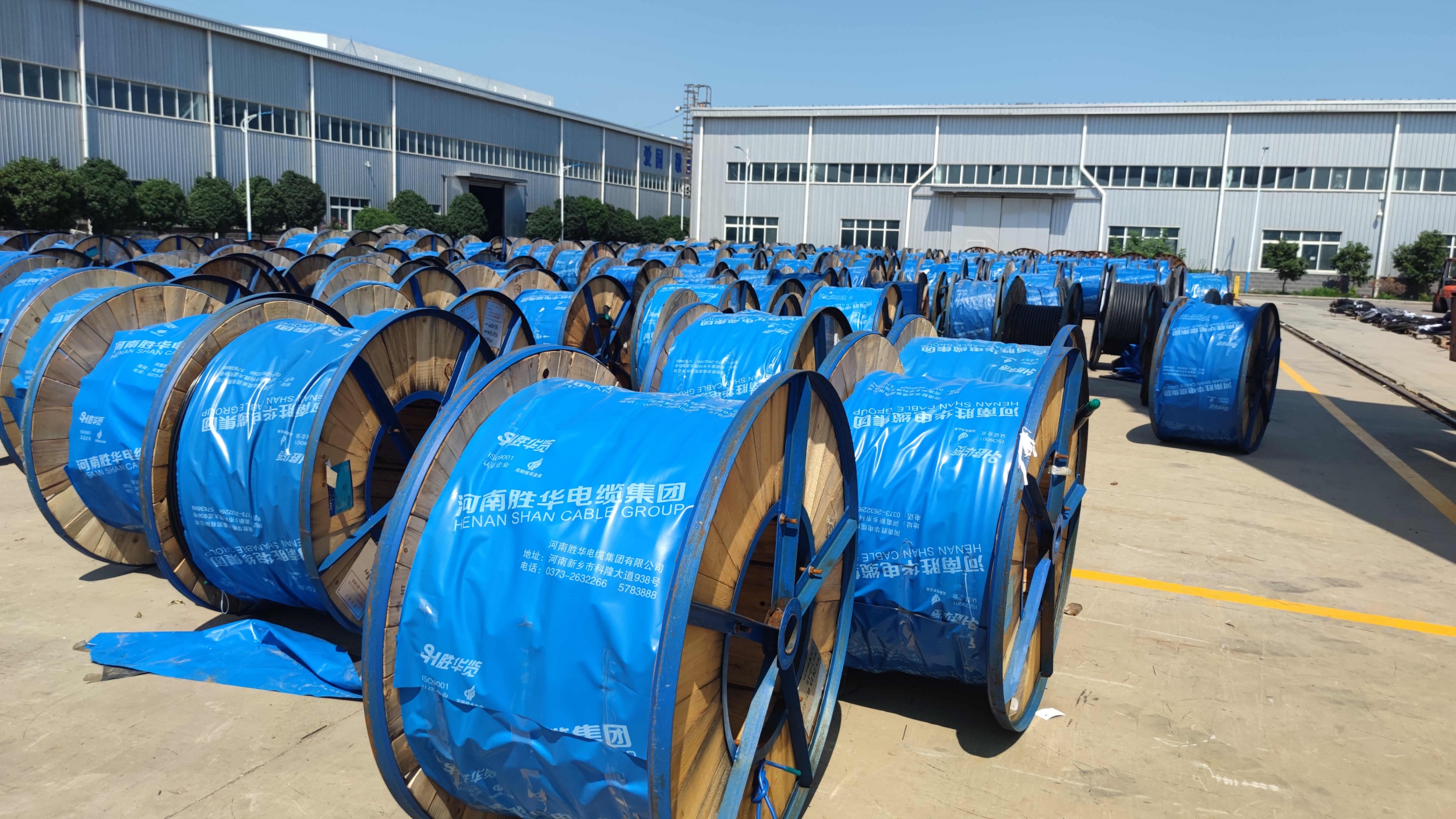 电缆货场-上海新宝gg集团电缆厂家