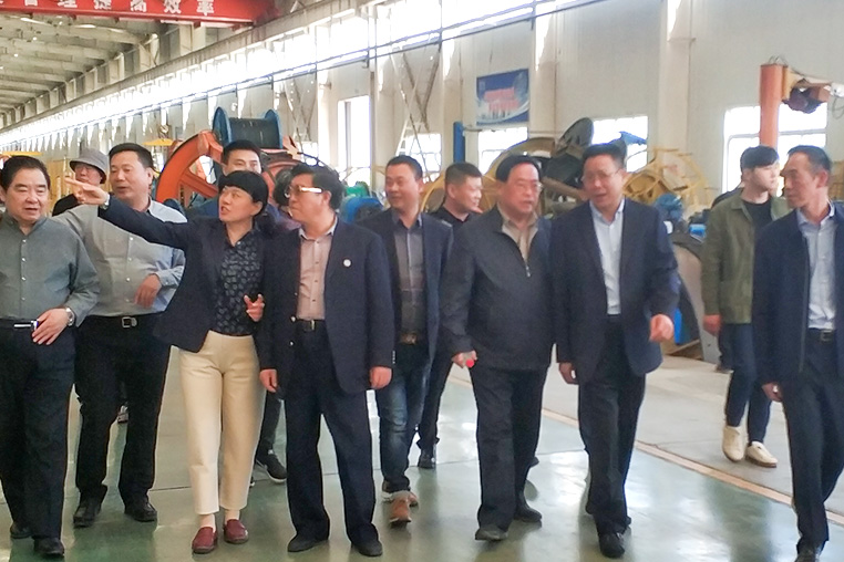 Leaders of China Railway Group visited the cable manufacturer of Henan Shenghua Cable Group Co., Ltd. for guidance