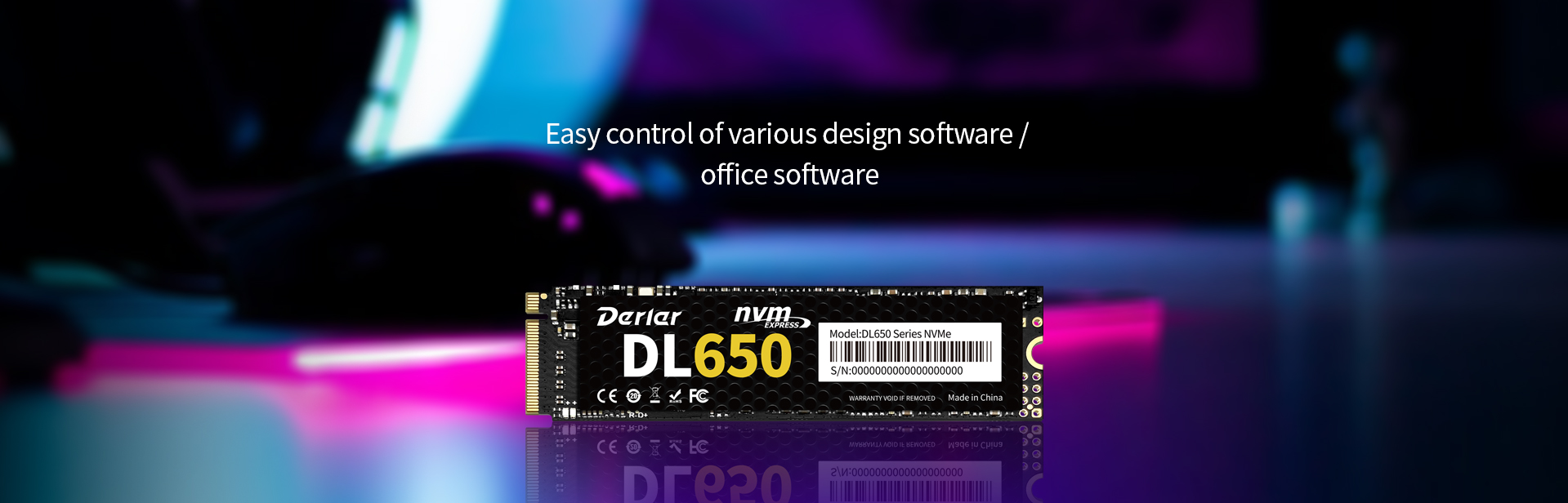 内蔵型SSD Derlar DL650 NVMe SSD 1TB 2280 NVME