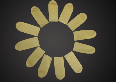 切口無硫手指套