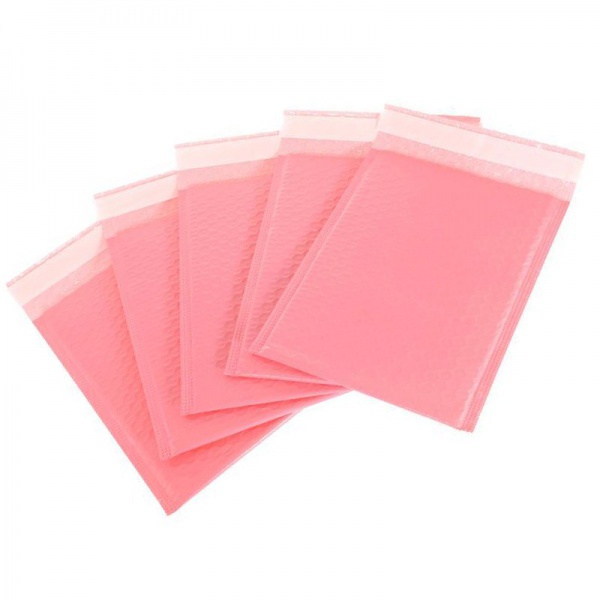 粉色氣泡袋信封