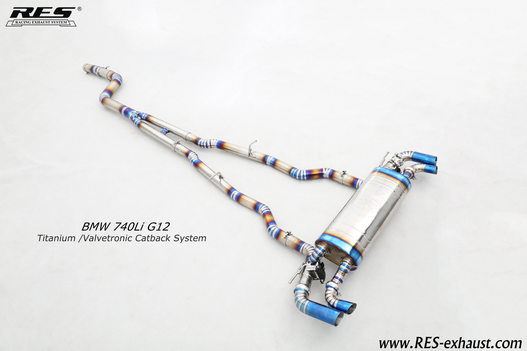 BMW 7 Series G12 Titanium / Valvetronic Catback System-Foshan Ke Yate ...